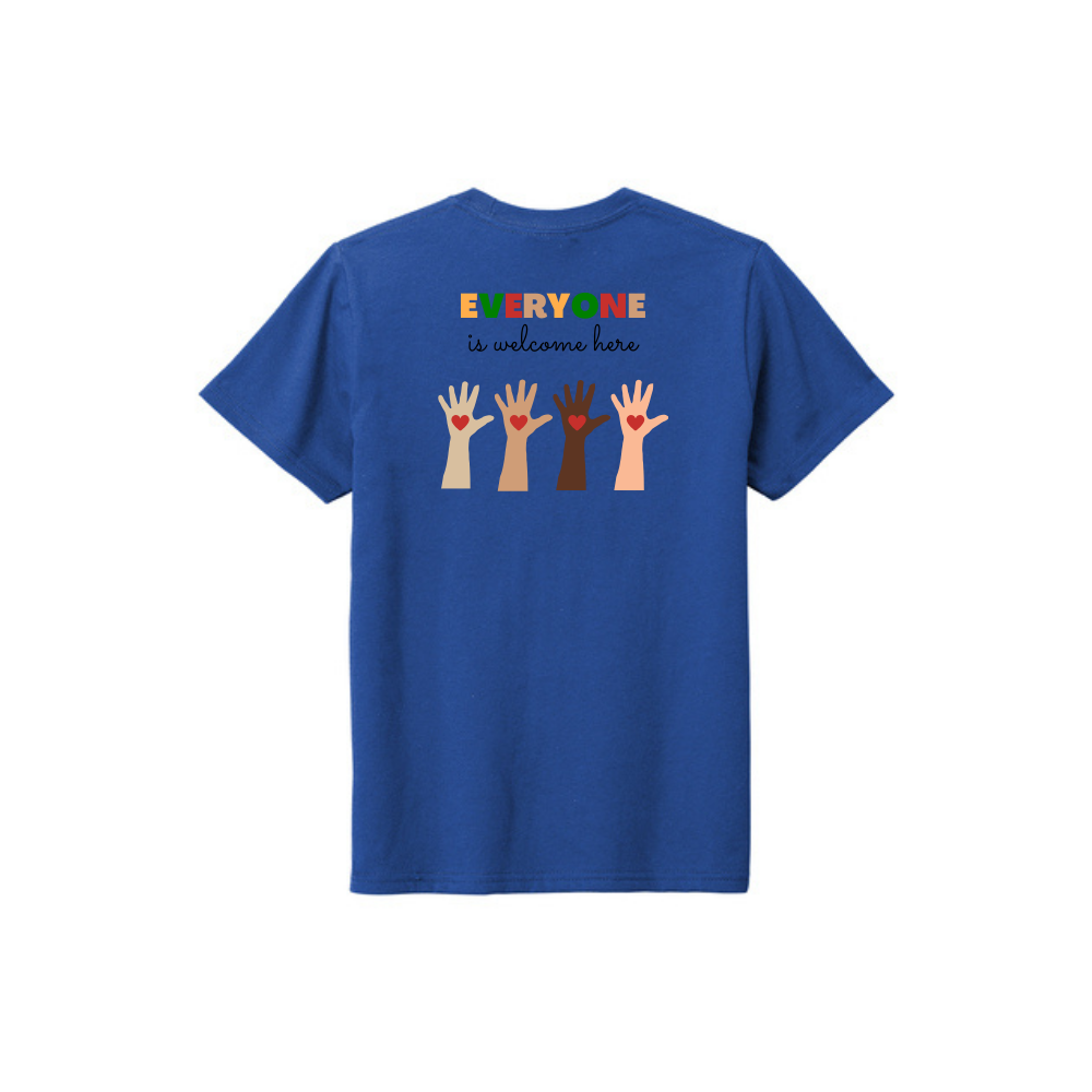 BACK 2 SCHOOL - YOUTH Short Sleeve (DEEP ROYAL) - "QUIETLY BOLD" LOGO