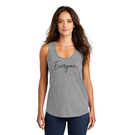 BACK 2 SCHOOL - WOMEN'S Tank (ALL COLORS) - "Everyone ❤️" LOGO