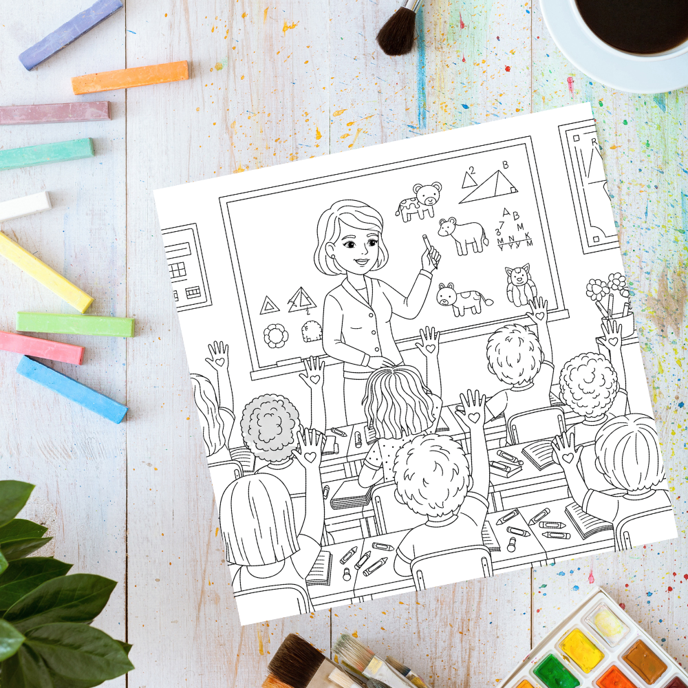 COLORING PAGES - FREE PRINTABLES - "Everyone is Welcome Here"