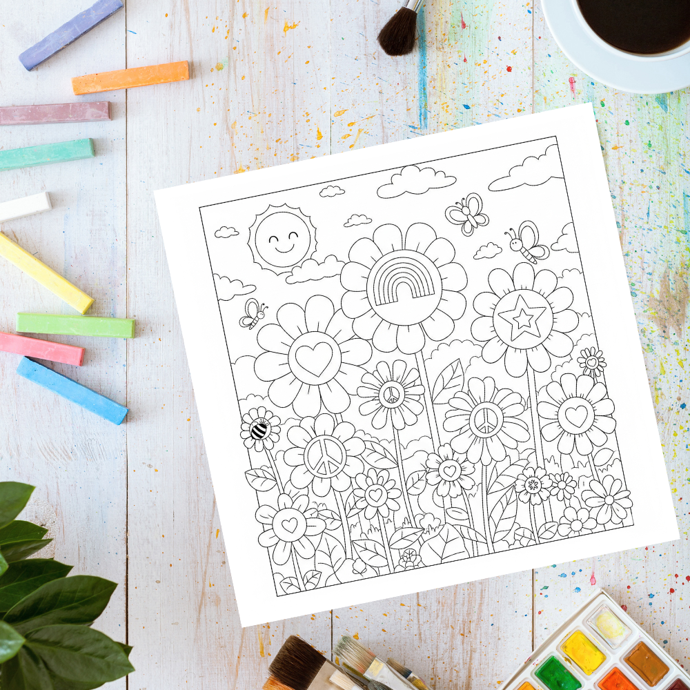 COLORING PAGES - FREE PRINTABLES - "Everyone is Welcome Here"