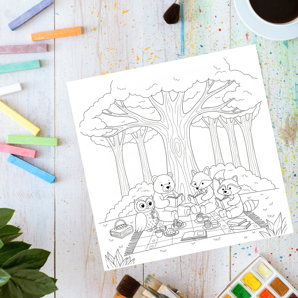 COLORING PAGES - FREE PRINTABLES - "Everyone is Welcome Here"