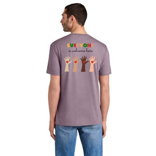 BACK 2 SCHOOL - ADULT - Short Sleeve Shirt (HEATHER LAVENDER) - "QUIETLY BOLD" LOGO