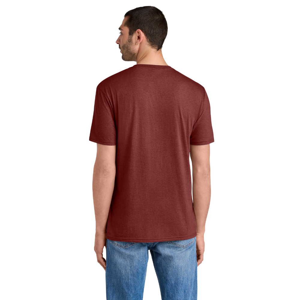 BACK 2 SCHOOL - ADULT - Short Sleeve Shirt (HEATHERED RUSSET) - "QUIETLY BOLD" LOGO