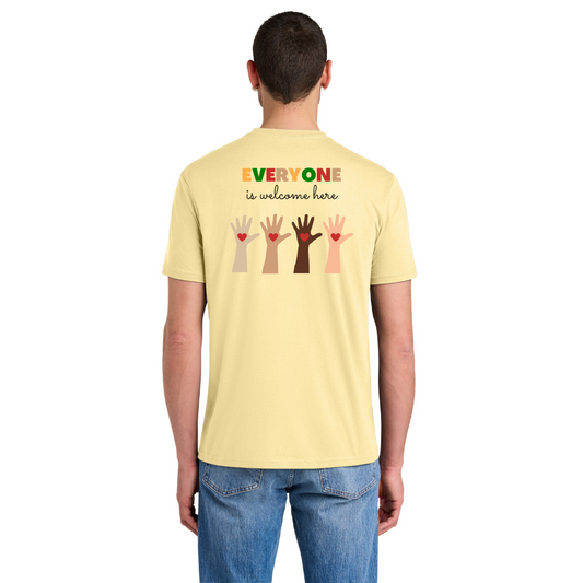 BACK 2 SCHOOL - ADULT - Short Sleeve Shirt (SOFT YELLOW) - "QUIETLY BOLD" LOGO