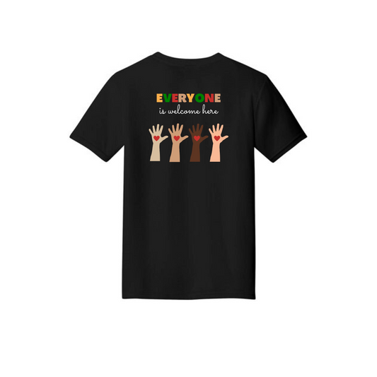 BACK 2 SCHOOL - YOUTH Short Sleeve (BLACK) - "QUIETLY BOLD" LOGO