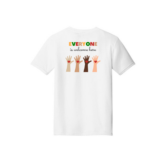 BACK 2 SCHOOL - YOUTH Short Sleeve (WHITE) - "QUIETLY BOLD" LOGO