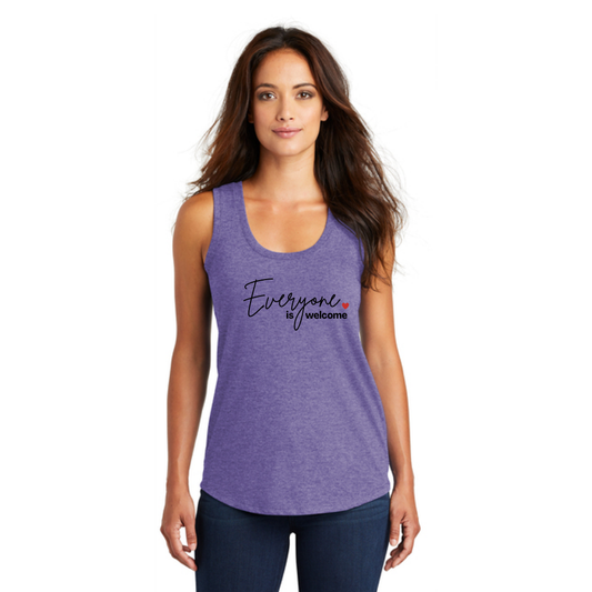 BACK 2 SCHOOL - WOMEN'S Tank (ALL COLORS) - "SIMPLE - EVERYONE IS WELCOME" LOGO