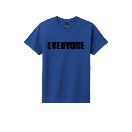 BACK 2 SCHOOL - YOUTH Short Sleeve (DEEP ROYAL) - "LAYERED" LOGO