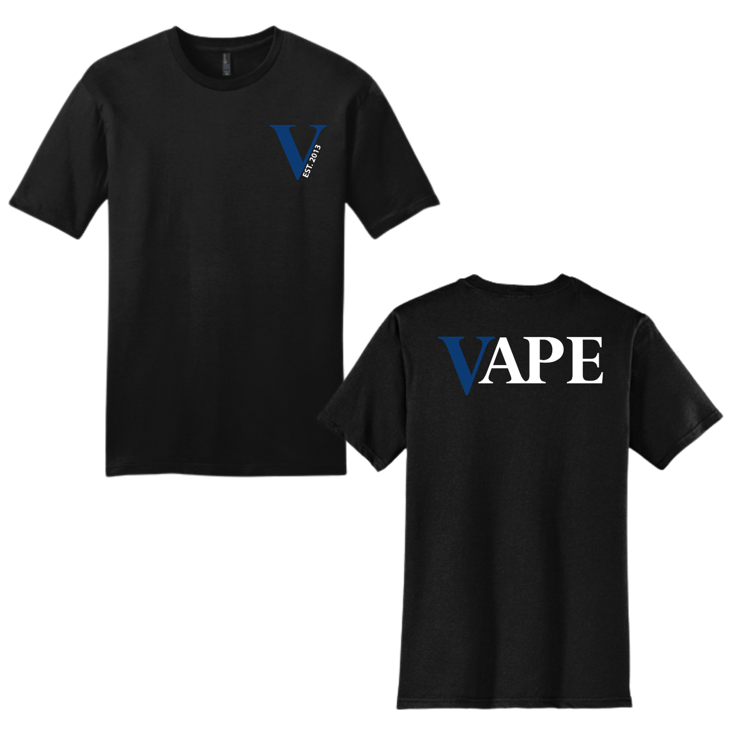 VAPE - SCREEN PRINT - District Very Important Tee (BLACK) - SHIRT