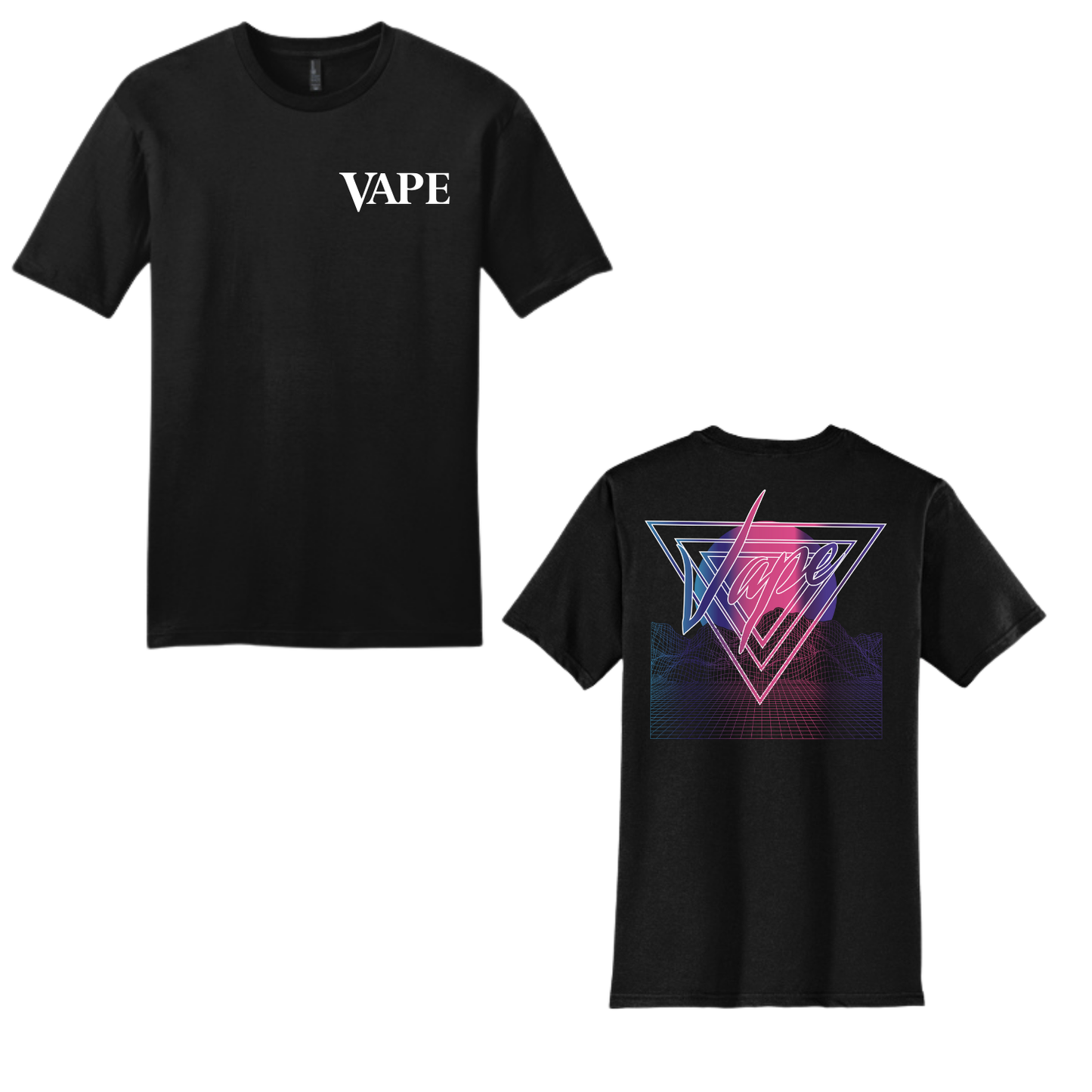 VAPE - SCREEN PRINT - District Very Important Tee (BLACK) - SHIRT
