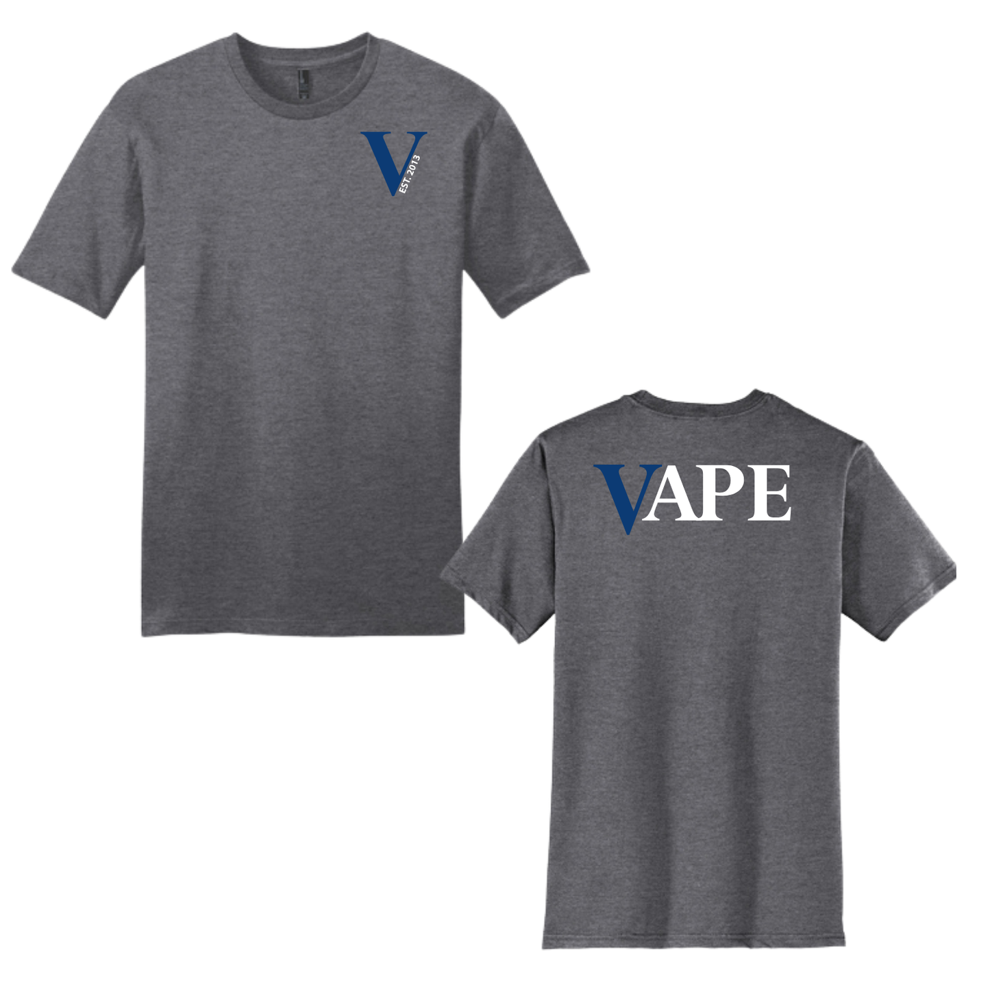 VAPE - SCREEN PRINT - District Very Important Tee (HEATHERED CHARCOAL) - SHIRT