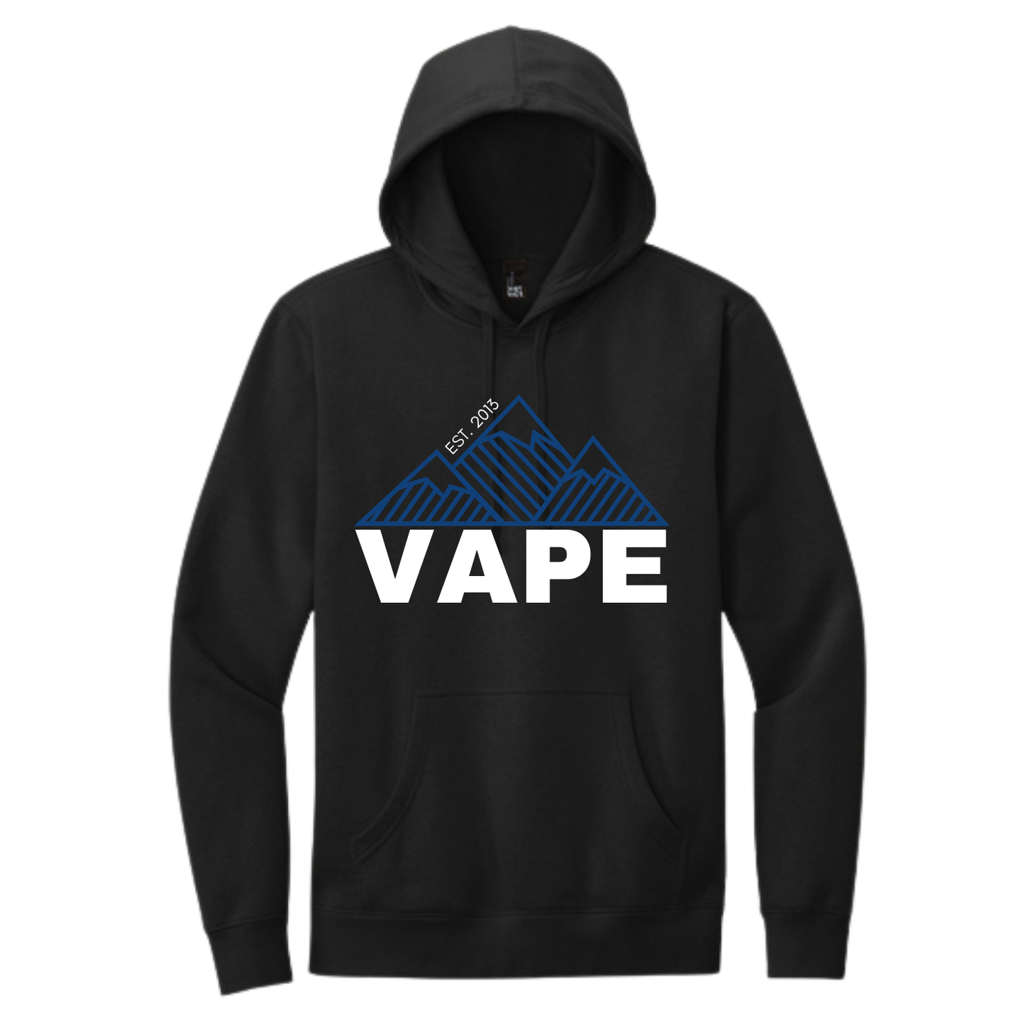 VAPE - SCREEN PRINT - District V.I.T. Fleece (BLACK) - HOODIE