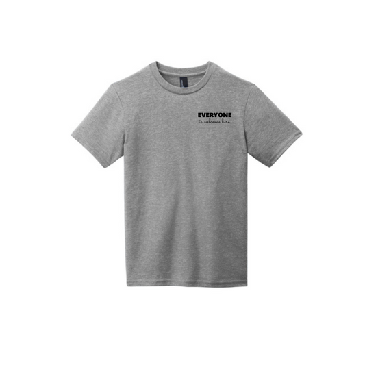 BACK 2 SCHOOL - YOUTH Short Sleeve (GREY FROST) - "QUIETLY BOLD" LOGO