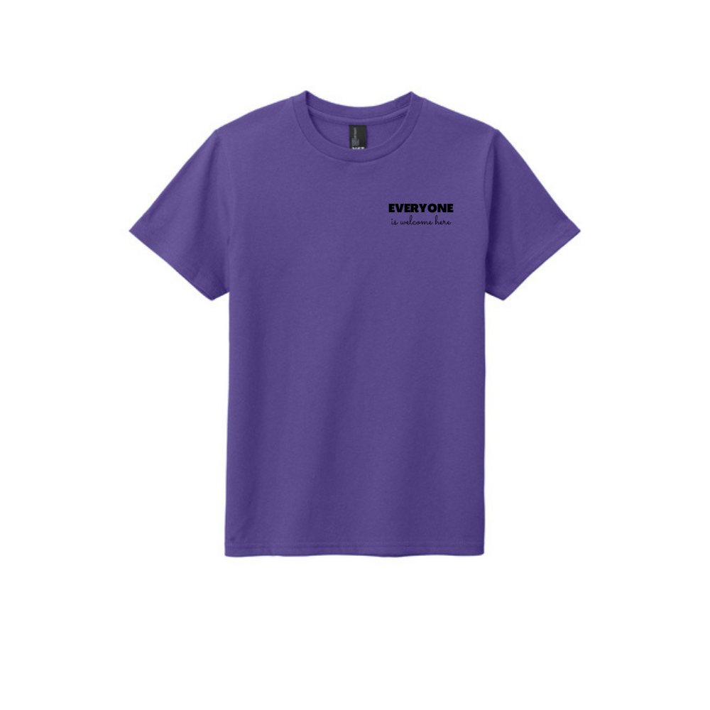 BACK 2 SCHOOL - YOUTH Short Sleeve (PURPLE) - "QUIETLY BOLD" LOGO