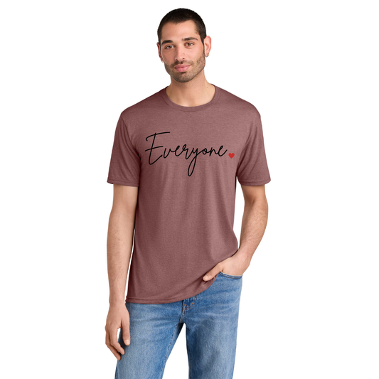 BACK 2 SCHOOL - ADULT Short Sleeve Shirt (BLUSH FROST) - "EVERYONE <3"