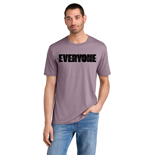 BACK 2 SCHOOL - ADULT Short Sleeve Shirt (HEATHERED LAVENDER) - "LAYERED" LOGO