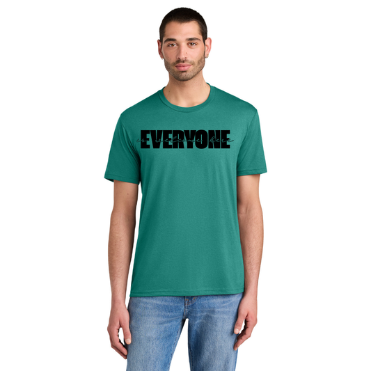 BACK 2 SCHOOL - ADULT Short Sleeve Shirt (EUCALYPTUS) - "LAYERED" LOGO