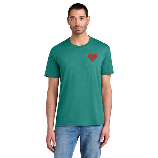BACK 2 SCHOOL - ADULT Short Sleeve Shirt (EUCALYPTUS) - "E1W" LOGO