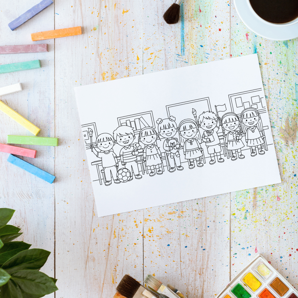 COLORING PAGES - FREE PRINTABLES - "Everyone is Welcome Here"