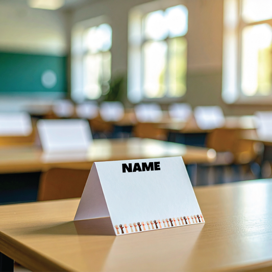 NAME TENTS - FREE PRINTABLES - "Everyone is Welcome Here"