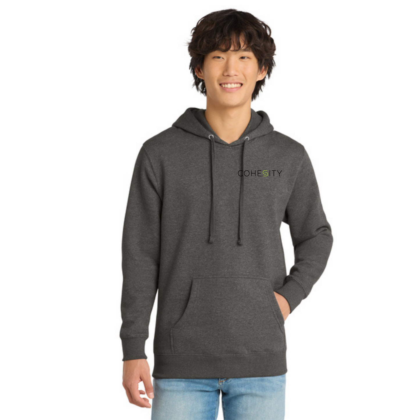 Fleece Hooded Sweatshirt (GREY FROST)