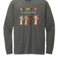 ADULT Long Sleeve Shirt (HEATHERED CHARCOAL) - Everyone Is Welcome Here