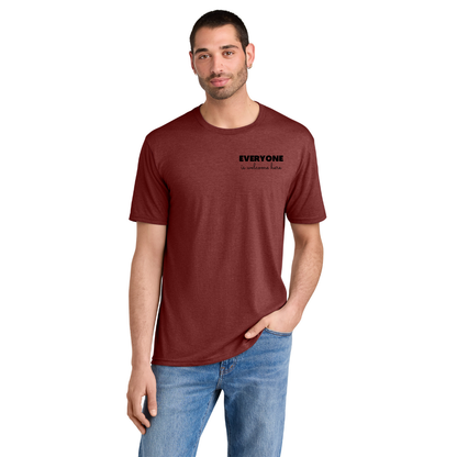 BACK 2 SCHOOL - ADULT - Short Sleeve Shirt (HEATHERED RUSSET) - "QUIETLY BOLD" LOGO