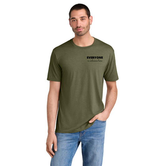 BACK 2 SCHOOL - ADULT - Short Sleeve Shirt (MILITARY GREEN FROST) - "QUIETLY BOLD" LOGO