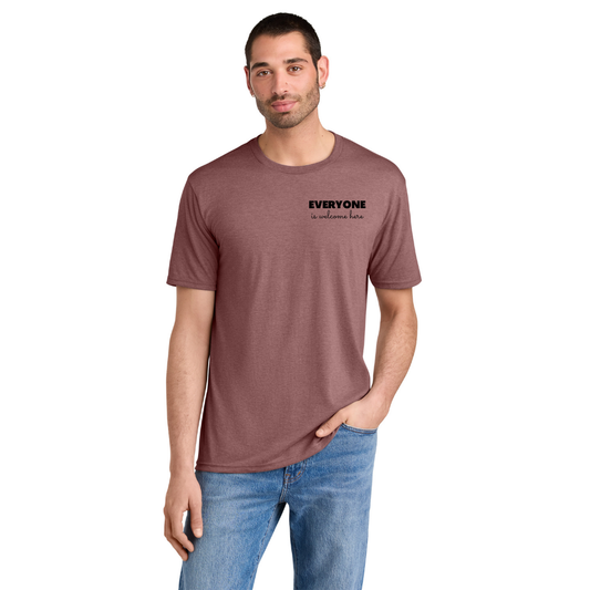 BACK 2 SCHOOL - ADULT - Short Sleeve Shirt (BLUSH FROST) - "QUIETLY BOLD" LOGO