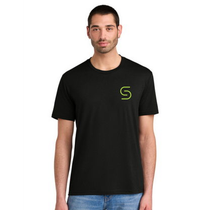 COHESITY - District® Perfect Tri® Tee - BLACK