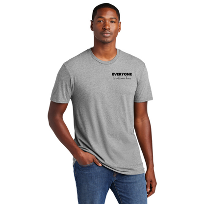 BACK 2 SCHOOL - ADULT - Short Sleeve Shirt (GREY FROST) - "QUIETLY BOLD" LOGO