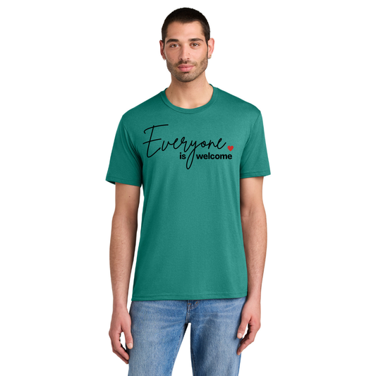 BACK 2 SCHOOL - ADULT Short Sleeve Shirt (EUCALYPTUS) - "SIMPLE - EVERYONE IS WELCOME" LOGO