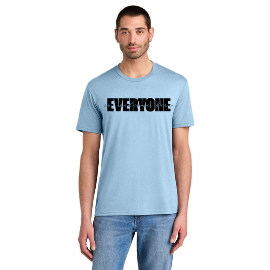 BACK 2 SCHOOL - ADULT Short Sleeve Shirt (ICE BLUE) - "LAYERED" LOGO
