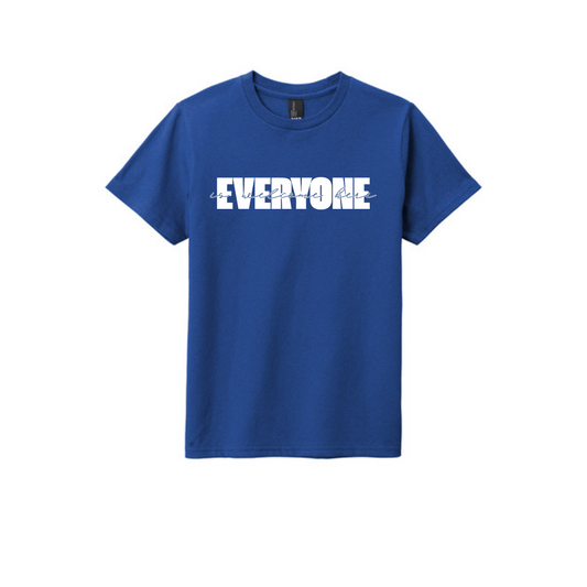 BACK 2 SCHOOL - YOUTH Short Sleeve (DEEP ROYAL) - "LAYERED" LOGO