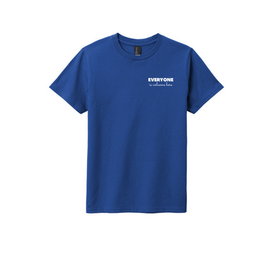 BACK 2 SCHOOL - YOUTH Short Sleeve (DEEP ROYAL) - "QUIETLY BOLD" LOGO