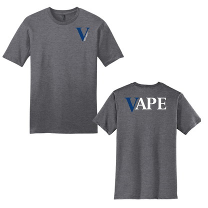VAPE - SCREEN PRINT - District Very Important Tee (HEATHERED CHARCOAL) - SHIRT