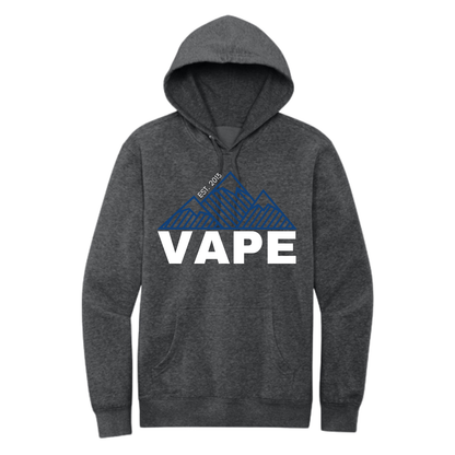 VAPE - SCREEN PRINT - District V.I.T. Fleece (HEATHERED CHARCOAL) - HOODIE