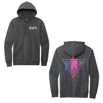 VAPE - SCREEN PRINT - District V.I.T. Fleece (HEATHERED CHARCOAL) - HOODIE