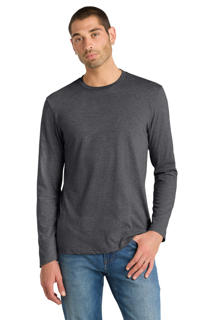 VAPE - SCREEN PRINT - District Very Important Tee (HEATHERED CHARCOAL) - LONG SLEEVE