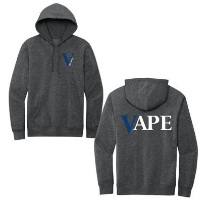 VAPE - SCREEN PRINT - District V.I.T. Fleece (HEATHERED CHARCOAL) - HOODIE