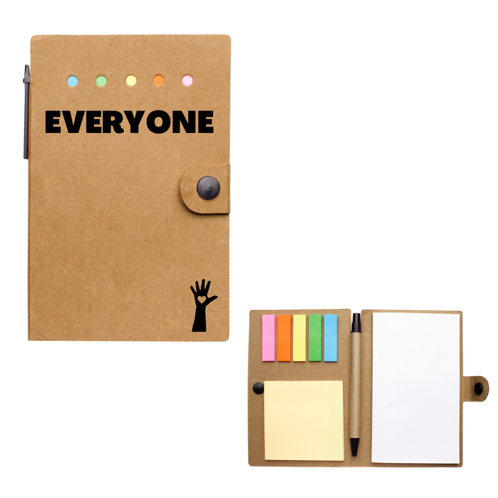 SNAP NOTEBOOK W/ ESSENTIALS - "Everyone is Welcome Here"