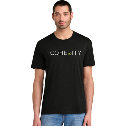 COHESITY - District® Perfect Tri® Tee - BLACK